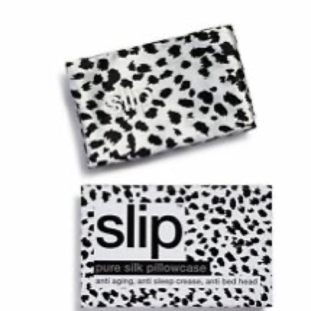Slip Silk Pillowcase (King) Black + White Leopard